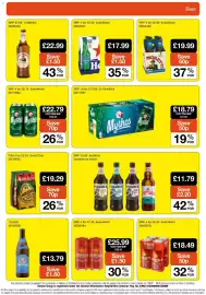 Booker Wholesale brochure Page 21: Holsten pils €19,29, Mythos €22,79