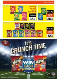 Booker Wholesale brochure Page 7: Walkers squares €13,19, Walkers crisps €17,05