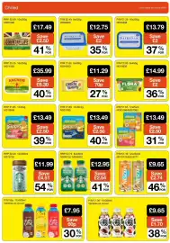Booker Wholesale brochure Page 8: Nescafe latte €9,65, Starbucks protein drink 2.5g €12,95