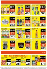 Booker Wholesale brochure Page 9: Tropicana orange €9,65, Yazoo €9,35