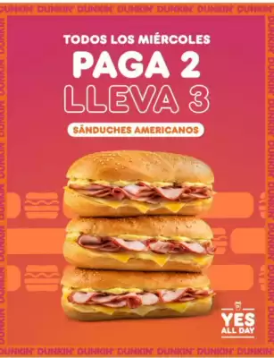 Dunkin' Donuts (válido hasta 2-11)