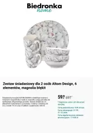 Biedronka gazetka Strona 8: Zestaw řniadaniowy dla 2 os3b Altom Design, 6 element3w, magnolia błękit €59,90