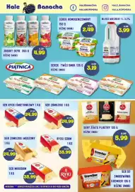 Hale Banacha gazetka Strona 4: Serek Homogenizowany €2,49, Mleko Wiejskie €3,99