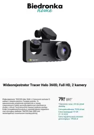 Biedronka gazetka Strona 11: Wideorejestrator Tracer Halo 360D, Full HD, 2 kamery €79,90