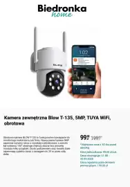 Biedronka gazetka Strona 3: Kamera zewnętrzna Blow T-135, 5MP, TUYA WiFi, obrotowa €99,00
