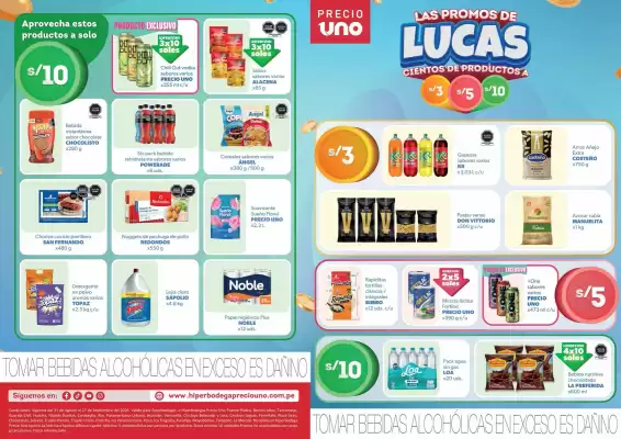 Hiperbodega Precio Uno (válido hasta 29-09)