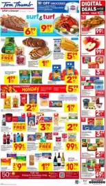 Tom Thumb weekly ad week 37 Page 1: Campbell's Condensed Soup or Blue Bonnet Shortening €0,99, Chobani Greek Yogurt €2,99