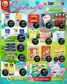 Super Save catalogue week 37 Page 1: Aunt Caroline Long Grain Parboiled Rice €119,99, Nyala maize meal €79,99