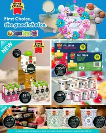 Super Save catalogue week 37 Page 27: First choice yogurt smooth €18,99, First Choice Double Cream yoghurt Plain €33,99