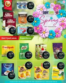 Super Save catalogue week 37 Page 37: Tetley Premium Blend Tea €34,99, Hug In A Mug Hazelnut Cappuccino €62,99