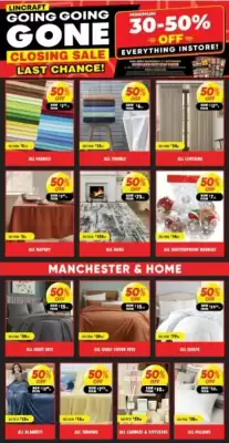 Lincraft (valid until 9-09)