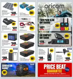 SuperCheap Auto catalogue Page 13: HARDKORE 15W Dual USB Solar Charger €41,99, Hardcore 300W Portable Solar Blanket €449,00
