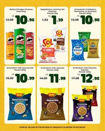 Catálogo Unicompra Página 6: Salgadinhos levinhos sol diversos €1,39, Amendoim crokíssimo, mendorato ou amíndus €10,98