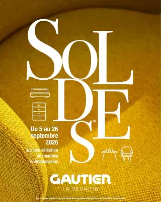 Gautier (valable jusqu'au 26-09)