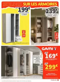 Catalogue Conforama page 27: Chêne - kit dressing 1 tiroir + 1 penderie + rideau €139,00