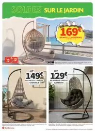 Catalogue Conforama page 30: Balancellé suspendue €169,00, Balancelle loveuse suspendue €129,00