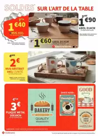 Catalogue Conforama page 36: Mug abstrait 34cl l'unite €2,00