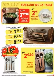 Catalogue Conforama page 37: SHADOW COUVERT A SALADE €2,00, ASSIETTE A DESSERT €2,00
