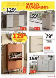 Catalogue Conforama page 5: Chêne - commode 2 portes + 1 tiroir €59,00