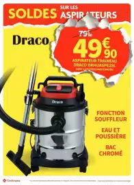 Catalogue Conforama page 50: Draco Aspirateur traineau €49,90