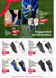 Catalogue Decathlon page 12: Gant f500 viralto shielder adulte €14,99, Chaussures de football adulte €19,99