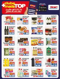 Encarte Rede Top Página 2: Hambúrguer infinito sabor €7,99, Papel Higienico Neve €25,99