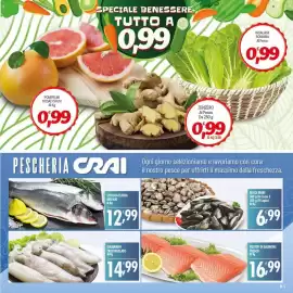 Volantino Crai | Extra Pagina 5: Spigola estera €12,99, Filetto di salmone fresco €16,99