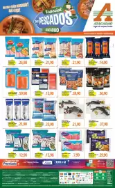 Folheto Atacadão semana 37 Página 1: Costa sul - peixe tainha eviscerada €21,90, Costa sul - kani kama €7,99