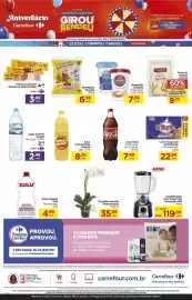 Folheto Carrefour Página 3: Plus vita - bisnaguito €6,98, Dafruta - suco concentrado €8,29