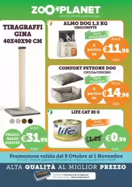 Volantino ZooPlanet Pagina 1: Comfort Petzone Dog Cuccia/Cuscino €14,96, Tiragraffi GINA €31,95