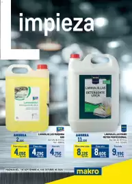 Catálogo Makro Página 1: Metro Professional lavavajillas detergente loica €8,12, Aro lavavajillas €4,05