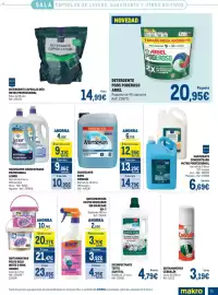 Catálogo Makro Página 15: Ariel pods poderoso €20,95, Mimosin suavizante ropa €12,55