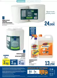 Catálogo Makro Página 26: KH-7 quitagrasas €13,25, Metro Professional bobina airlaid tisú seco €24,00