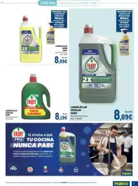 Catálogo Makro Página 5: Fairy lavavajillas regular €8,19, Fairy lavavajillas regular €8,89