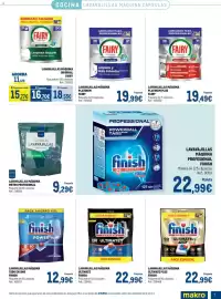 Catálogo Makro Página 7: Finish lavavajillas máquina profesional €22,99, Fairy lavavajillas máquina platinum plus €19,49