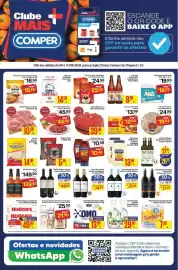 Folheto Comper Página 1: Lava Roupas em Pó Omo €13,98, Papel toalha santepel €7,90