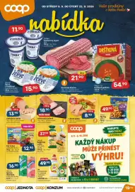 Coop leták | Jednota/Konzum Strana 1: Aviko Zig Zag vlnky €49,90, Kladenská pečeně €18,90