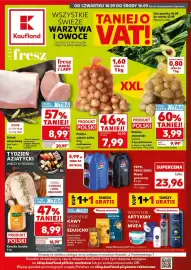 Kaufland gazetka tydzień 37 Strona 1: Napój gazowany Pepsi €23,96, Schab bez kości Lady €8,99