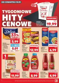 Kaufland gazetka tydzień 37 Strona 10: Ketchup Kotlin €8,99, Makaron Lubella €6,99