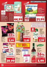 Kaufland gazetka tydzień 37 Strona 11: Napój Tymbark €3,49, Papier toaletowy Almusso €21,99