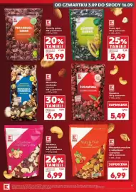 Kaufland gazetka tydzień 37 Strona 15: Pestki dyni K-Classic €5,49