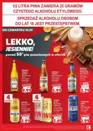 Kaufland gazetka tydzień 37 Strona 52: Piwo Browar Trzech Kumpli €9,99