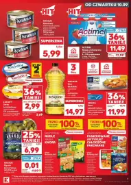 Kaufland gazetka tydzień 37 Strona 9: Ogórki konserwowe Krakus €6,99, Olej Bielmar €14,97