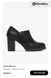Eobuwie gazetka Strona 4: Półbuty czarne 8 cm Clara Barson €149,99
