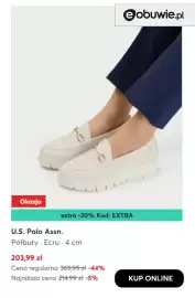 Eobuwie gazetka Strona 5: Półbuty écru 4 cm U.S. Polo Assn €203,99