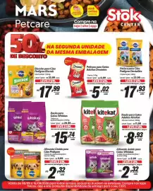 Encarte Stok Center semana 37 Página 1: Alimento úmido para Gatos Whiskas €2,32, Ração para Gatos Adultos KiteKat €8,93