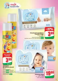 Dino gazetka tydzień 37 Strona 11: Chusteczki nawilżane Comfort Gugu €3,89, Pieluchy Gugu €19,99