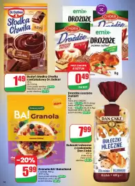 Dino gazetka tydzień 37 Strona 16: Granola BA! Bakalland owoce leśne €5,99, Budyń Słodka Chwila czekoladowy Dr. Oetker €1,49