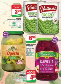 Dino gazetka tydzień 37 Strona 26: Groszek Konserwowy Pudliszki €3,29, Kapusta czerwona z jabkiem €4,79