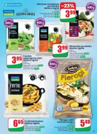 Dino gazetka tydzień 37 Strona 29: Pierogi ruskie Kuchnia Smaku €5,49, Frytki karbowane Mroźny Ogród €6,65